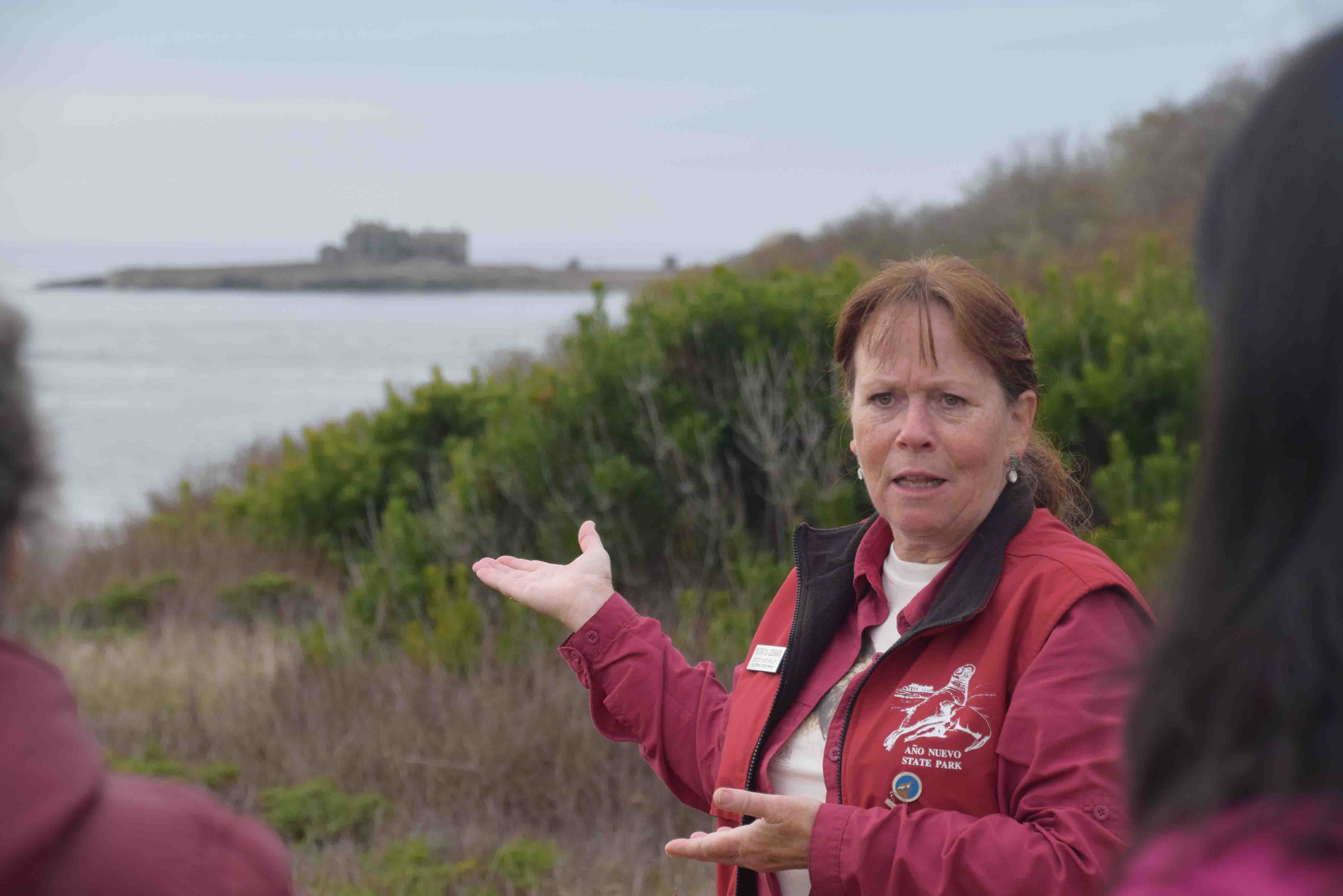 Docent Patty Lessard